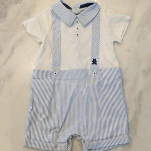 Baby boy's formal onsie